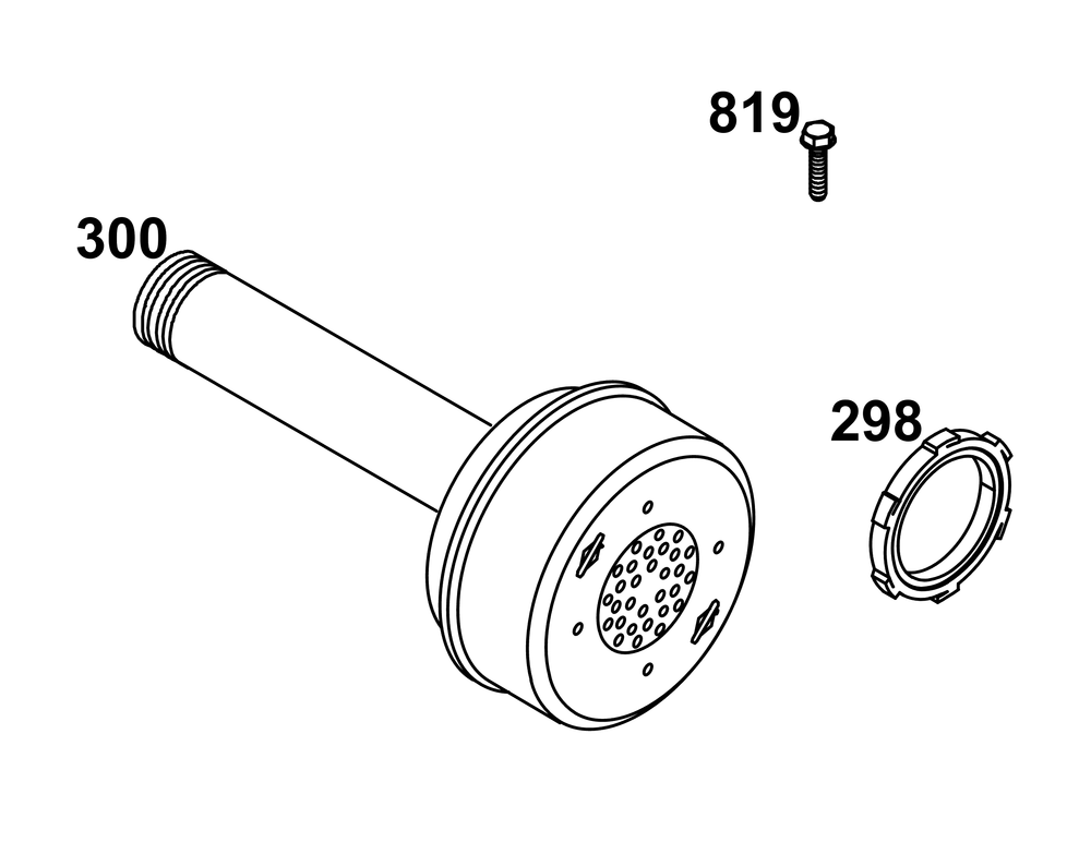 Exhaust Group Diagram and Parts List for 326431-3657-08 200000 - 399999 Briggs and Stratton Engine